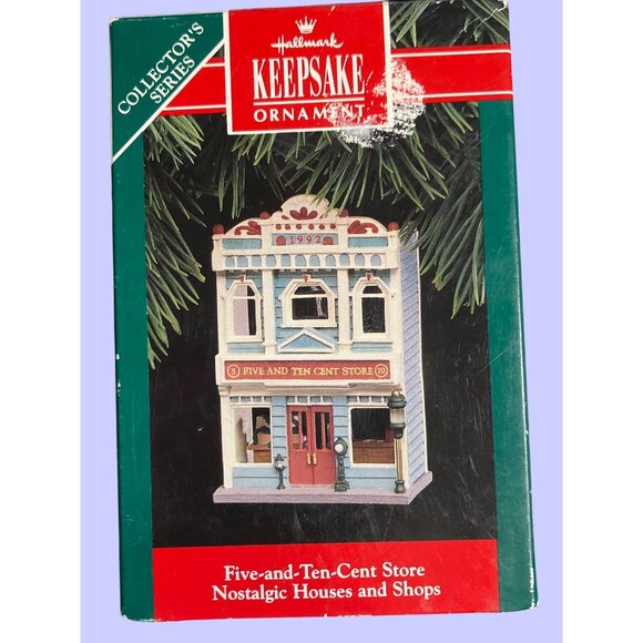 Hallmark Keepsake Ornament Five-And-Ten-Cent Store Nostalgic Houses & Shops 1992 - Picture 8 of 12